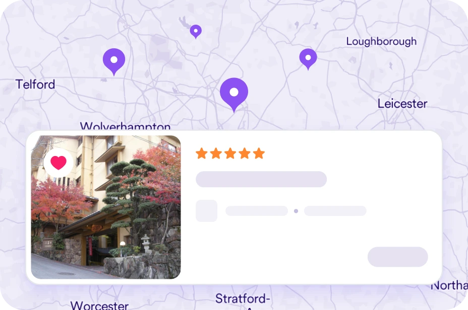 Interactive travel maps preview